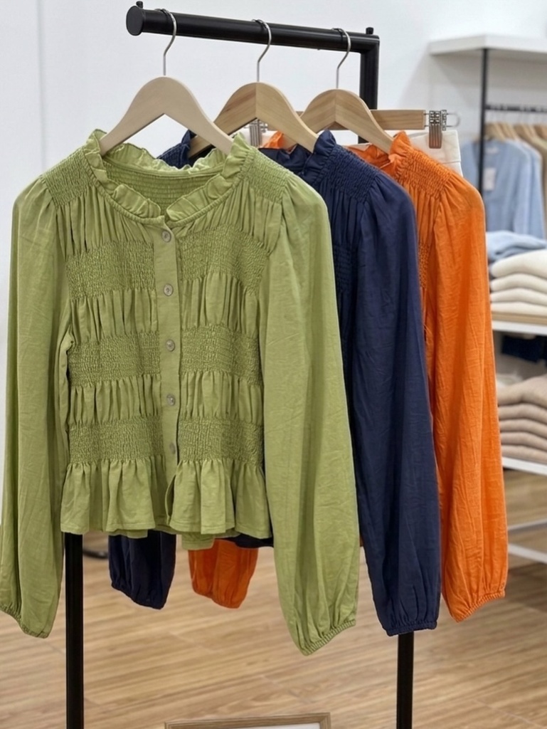 Blusa nido de abeja