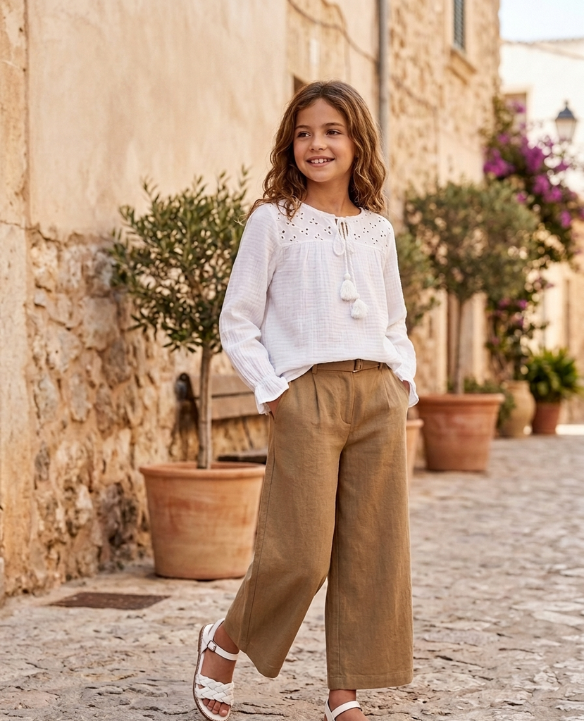 Blusa de Muselina con Bordados