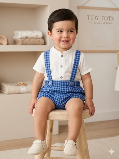 Conjunto de dos piezas vichy